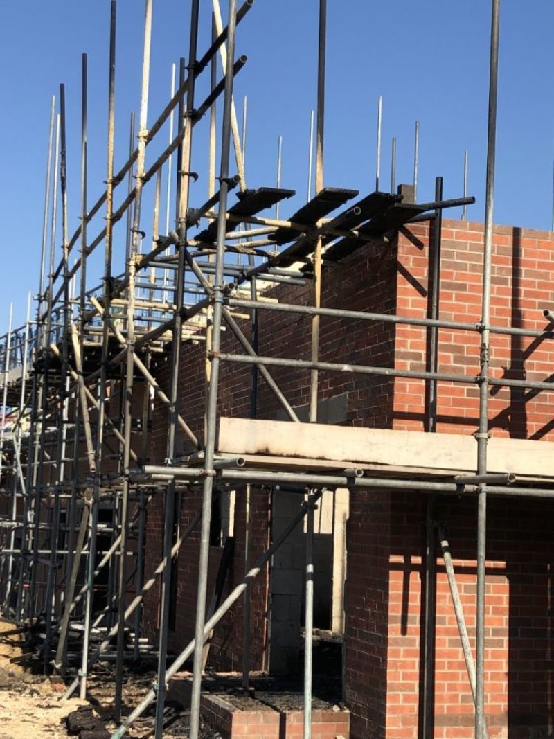 Other image for Under construction home set alight